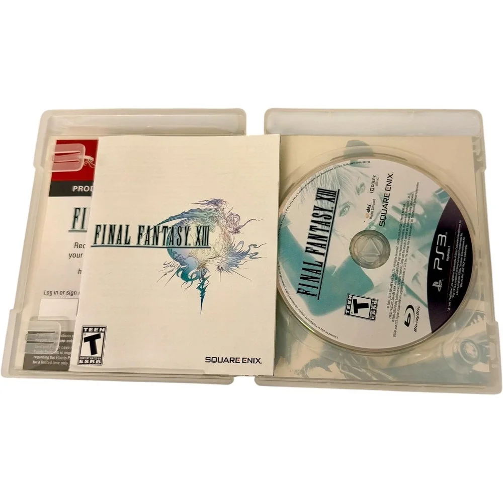 Square Enix Final Fantasy XIII PS3 Role Playing Game Complete CIB Excellent‎